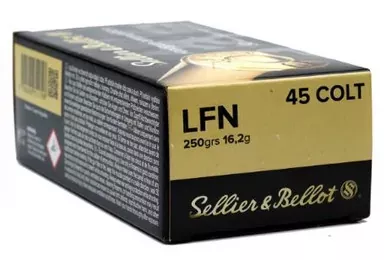 Sellier & Bellot 45LC 250gr LFN Cowboy Action, Box of 50