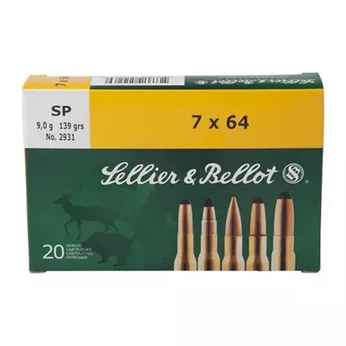 Sellier & Bellot 7x57mm Ammo 140 Grain Soft Point Box of 20