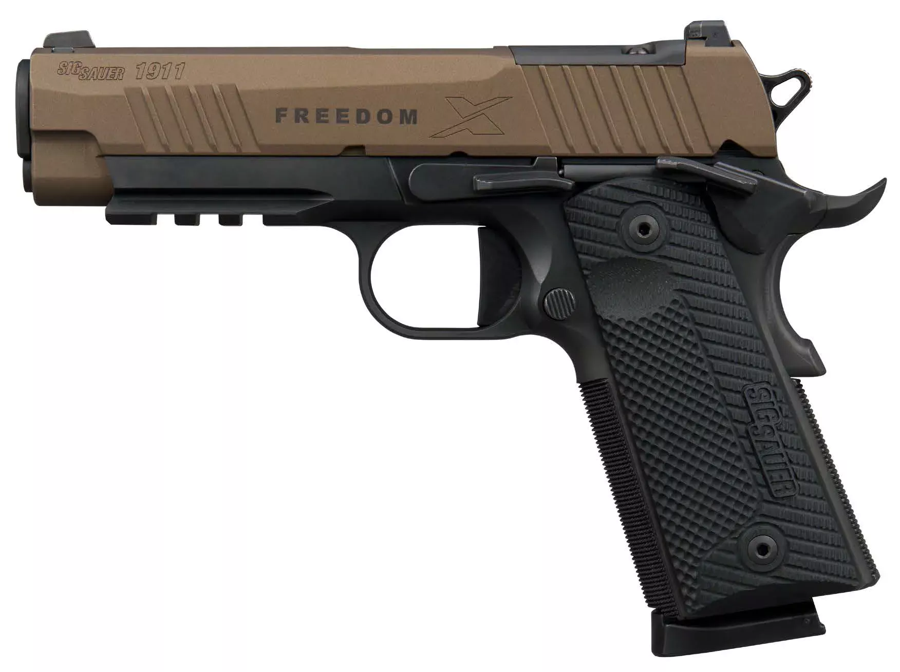 Sig 1911 45 ACP 4.2 Frdm X-series Bronze/BLK OR