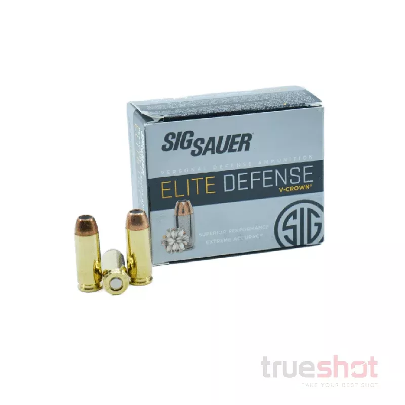 Sig Sauer – Elite Defense – 10mm – 180 Grain – V-Crown JHP