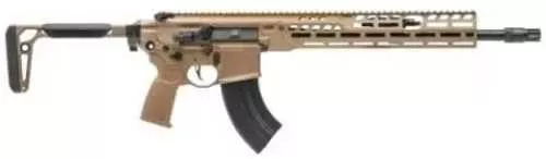 Sig Sauer MCX Spear Semi-Automatic Rifle 7.62x39mm 16" Barrel (1)-28Rd Magazine Polymer Grips Coyote Tan AFALSEdized Finish