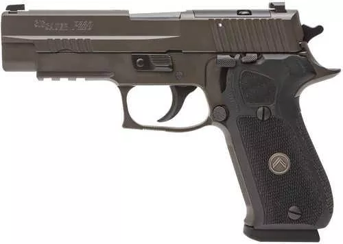 Sig Sauer P220 Semi-Automatic Pistol .45 ACP 4.4" Barrel 8Rd Single Stack Magazine X-RAY3 Front & Rear Sights G10 Black Grips Legion Gray Finish