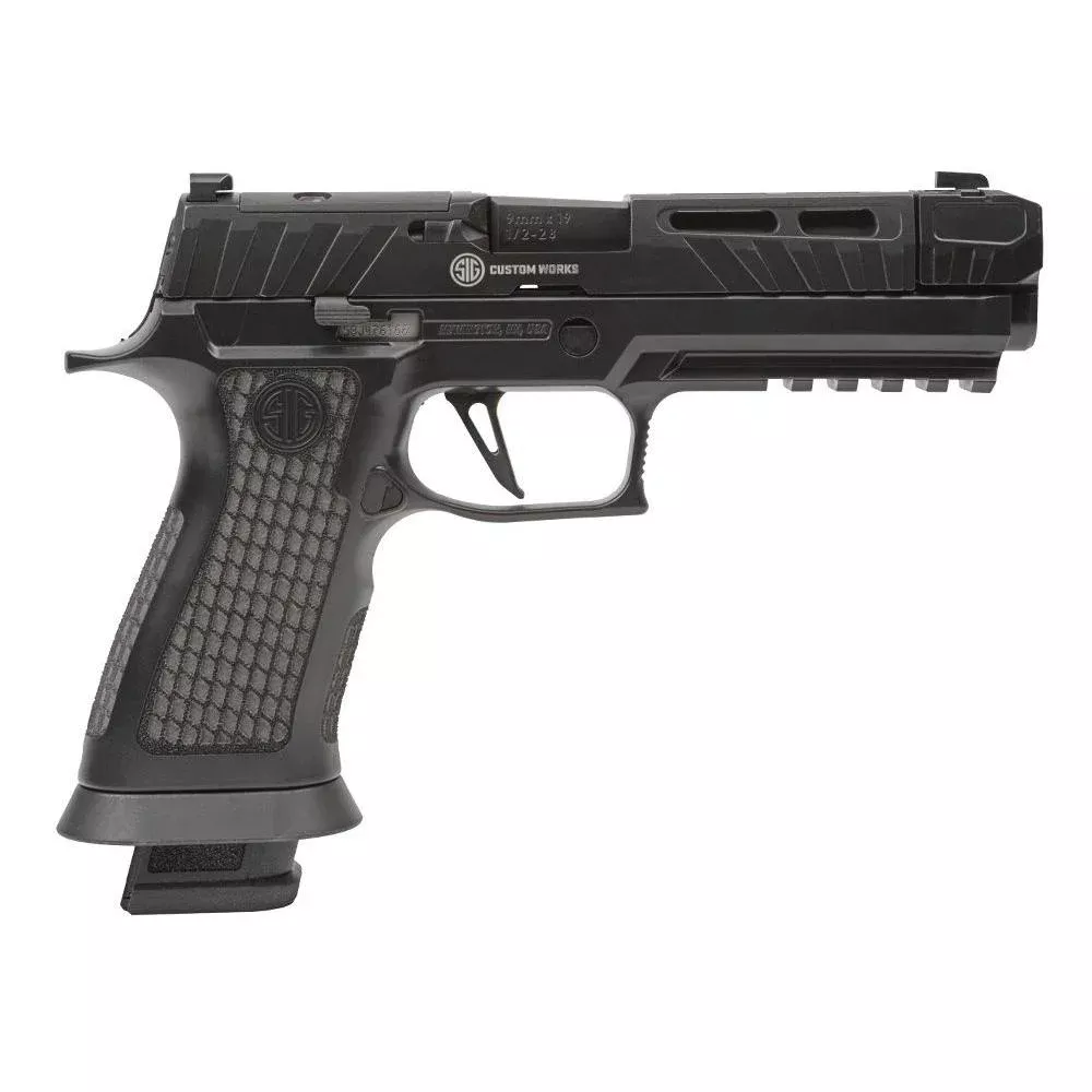 Sig Sauer P320 Spectre Comp Blackout Handgun 9mm Luger 21rd Magazines(2) 4.6″ Barrel X-Ray Sights