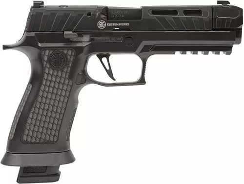 Sig Sauer P320 Spectre Comp Blackout Semi-Automatic Pistol 9mm Luger 4.6" Barrel (2)-21Rd Magazines X-RAY3 Sights Finish