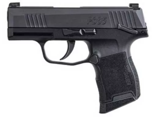 Sig Sauer P365 Striker Fired Semi-Automatic Pistol 9mm Luger 3.1" Barrel (2)-10Rd Magazines Black Polymer Finish