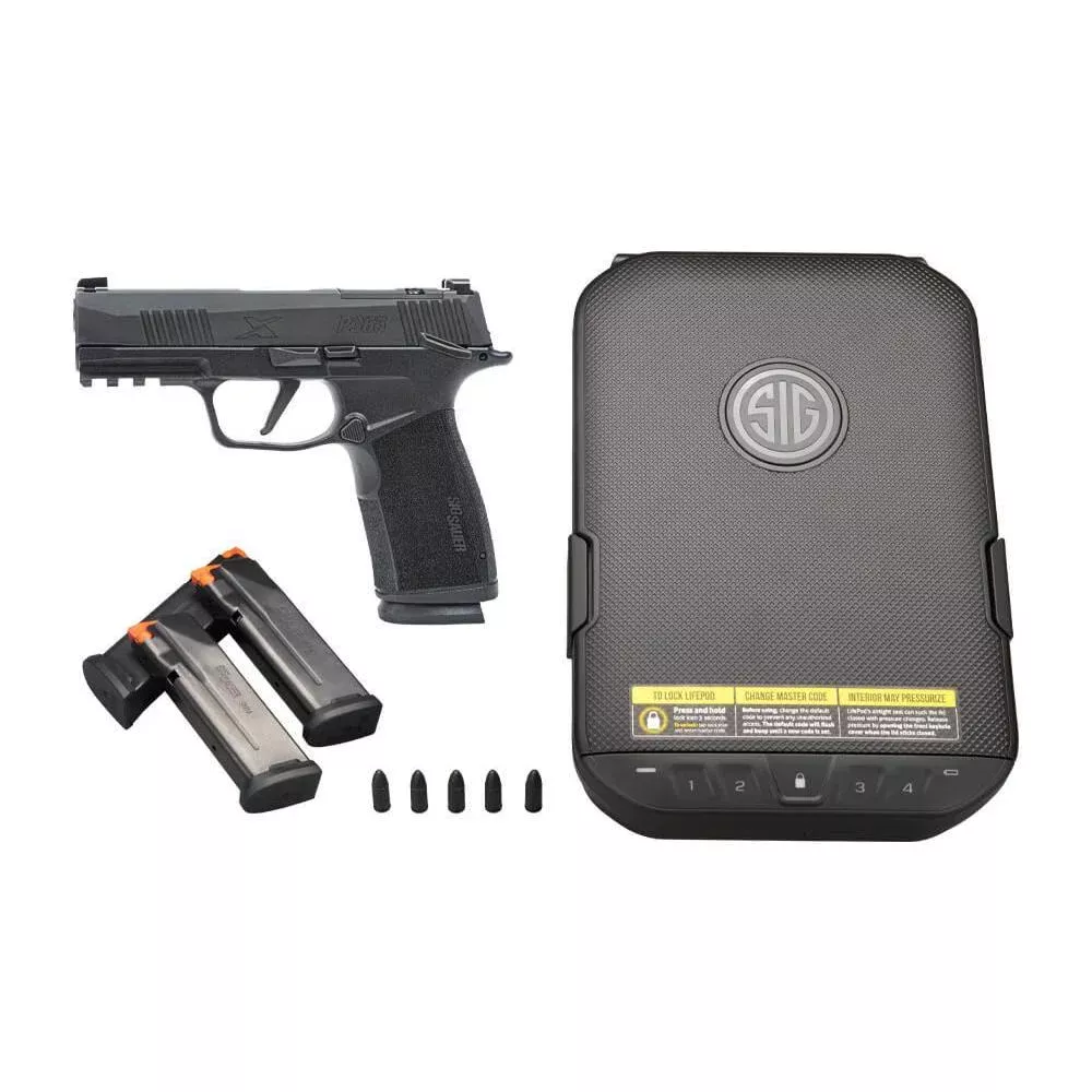 Sig Sauer P365 XMACRO Kit 9mm Luger 17rd Magazines(3) 3.7″ Barrel Dummy Rounds Certificate for LifePod