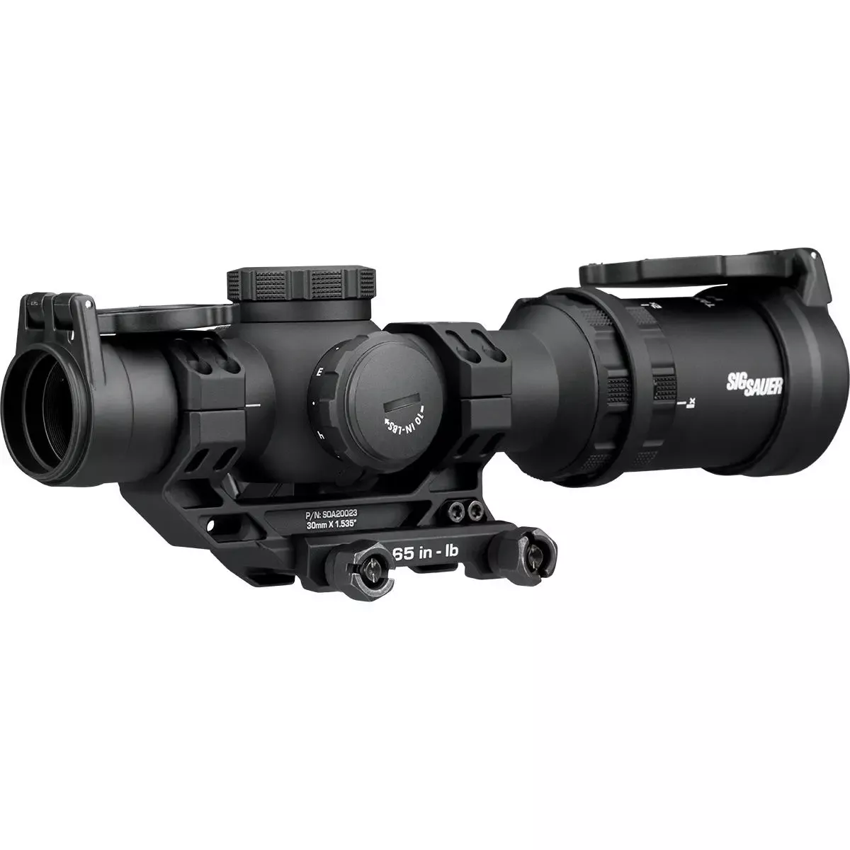 Sig Sauer Tango-MRS Compact Rifle Scope 1-6X24 30mm SFP BDC6 Illum. Black with Romeo 1 Red Dot