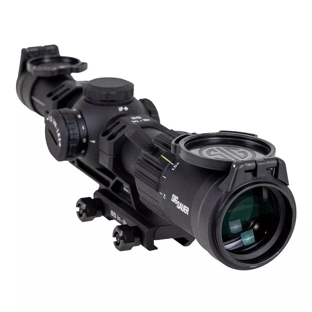 Sig Sauer Tango-MSR Rifle Scope 1-6×24 30mm SFP Hellfire FL-6 MOA Illum. Black with Mount