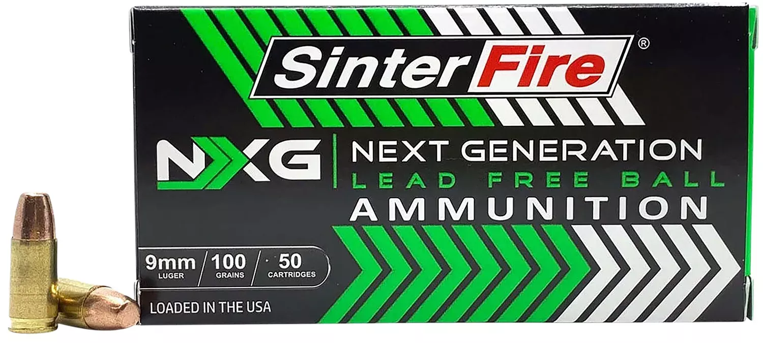 Sinterfire 9mm 100 gr, 50-Round Box