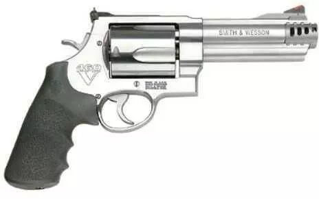 Smith & Wesson 460XVR Revolver Double Action .460 SW 5" Barrel Stainless Steel Frame Satin Finish Adjustable rear Sight Rubber Grip Rounds 163465
