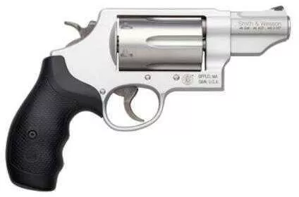 Smith & Wesson GoverFALSEr Revolver Double Action .410 Gauge 2.5" .45 ACP 45 Colt Scandium Alloy Frame Black Finish Synthetic Grip 6 Rounds 160410