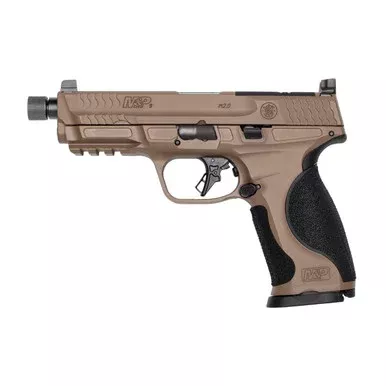 Smith & Wesson M&P 9 M2.0 9mm Luger Pistol 4.6″ Threaded Barrel 17+1 Rounds Flat Dark Earth