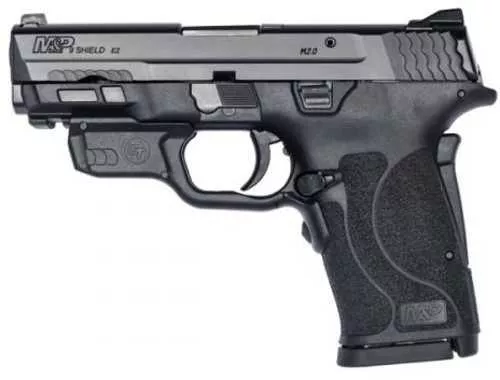Smith & Wesson M&P Shield EZ M2.0 9mm 3.6" Barrel 8 Round FALSE Safety Crimson Trace Red Laser Black Finish