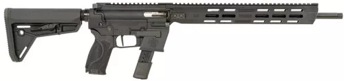 SmithWesson 13797 Response9mm Luger 231 2 16.50 Threaded Black MLOK Handgaurd Interchangeable Backstrap Grip Flat Face Trigger Interchangeable FLEXMAG Mag Well Adapter 2 UPC: 022188894134