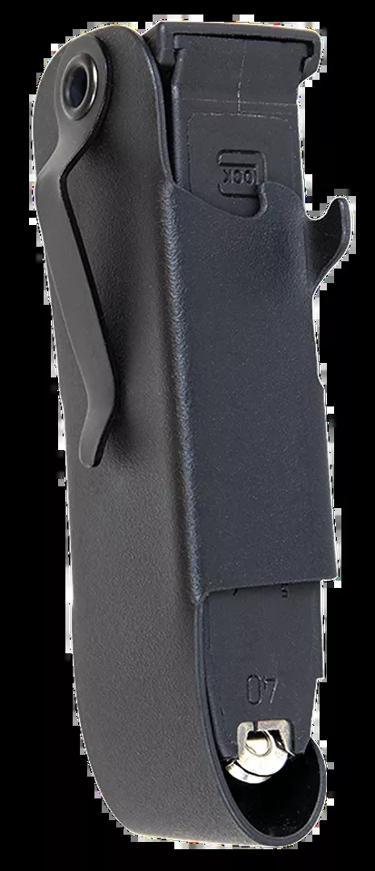 Snagmag Single Black Leather Belt Clip for Glock 17/22/33 - Right Handed