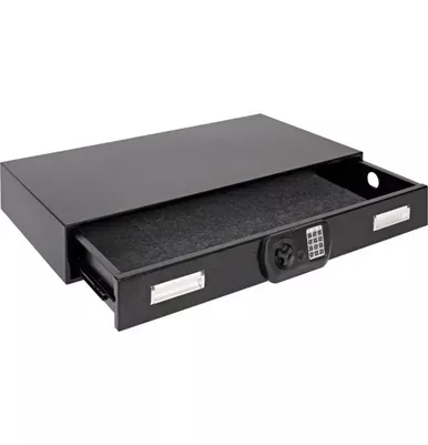 SnapSafe/ Hornady Under Bed Safe, Lg, 40″ X 22′ X 6″, Blk