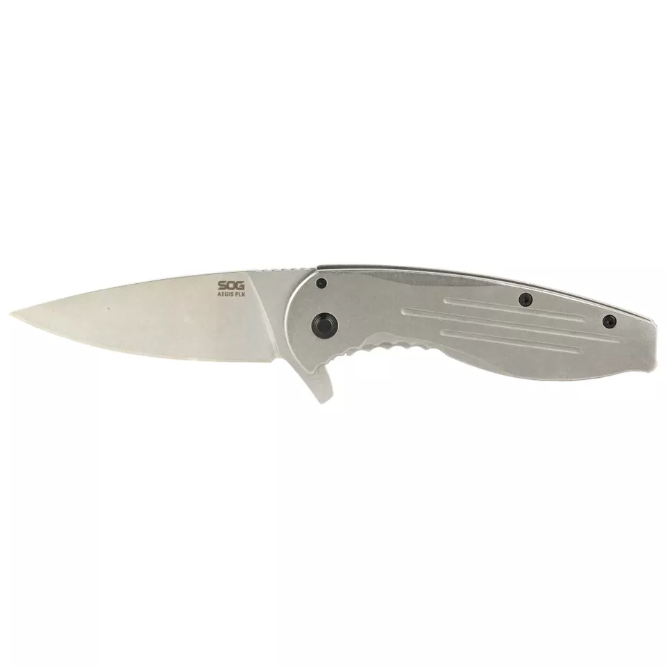 SOG Aegis FLK 3.4" Satin Folding Knife