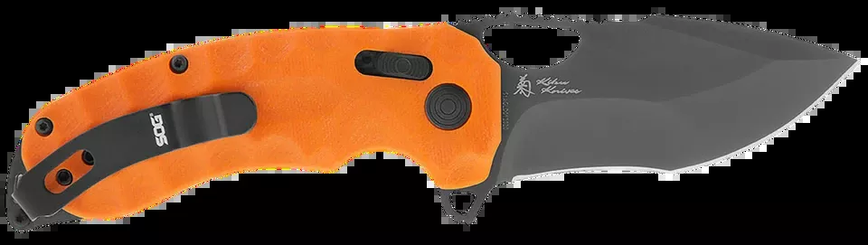 SOG Kiku XR LTE Folding Tanto Knife with Blaze Orange G10 Handle and CTS XHP Blade