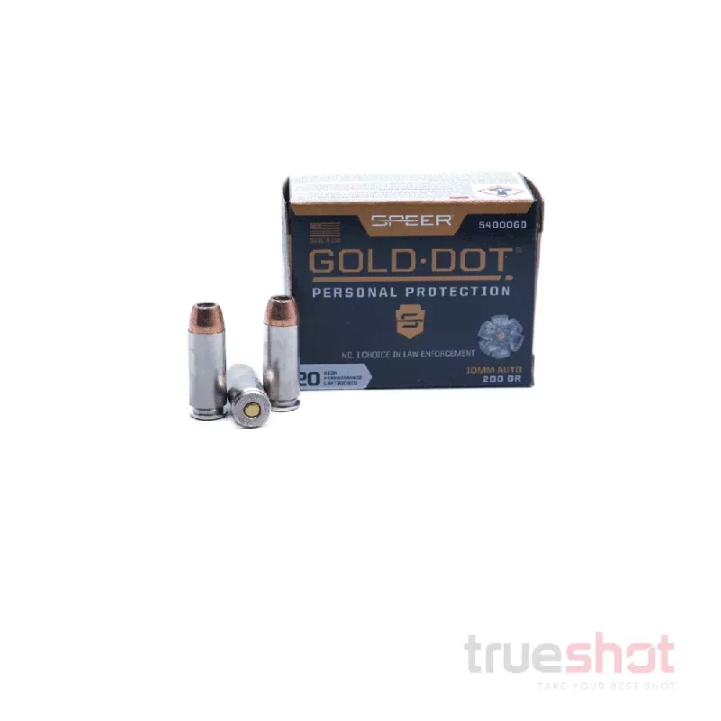 Speer – Gold Dot – 10mm Auto – 200 Grain – GDHP