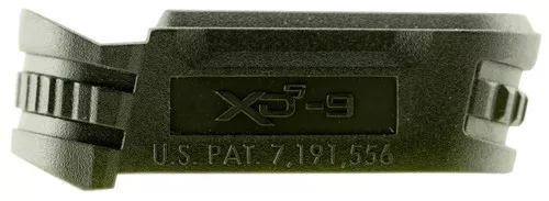 Springfield Armory XDS5902M Backstrap Sleevemade of Polymer with Black Finish1 Piece Design for 9mm Luger Springfield XDS with 2 Backstrap3.304 Barrel UPC: 706397904395
