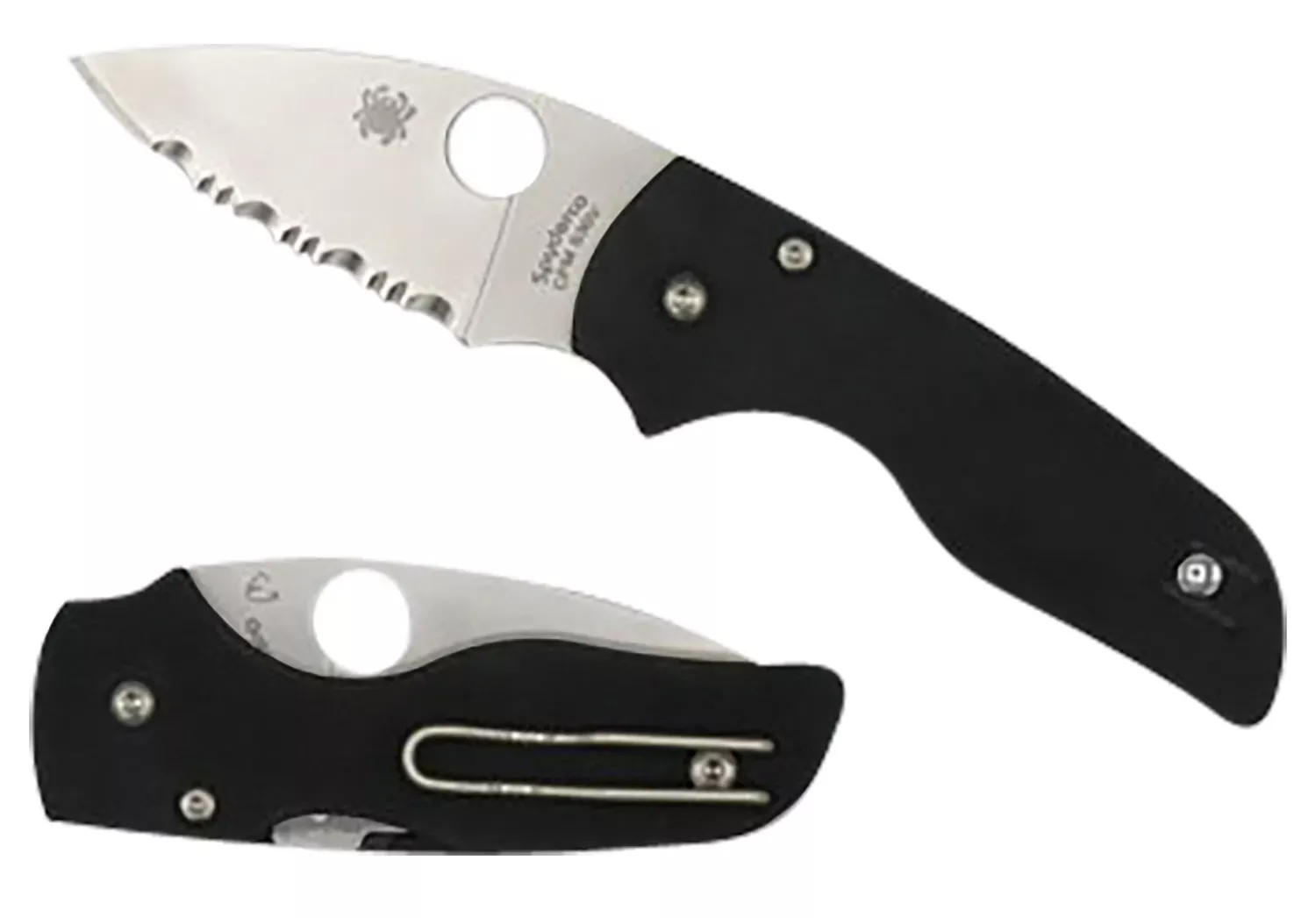 Spyderco C230GP Lil’ Native 2.42″ Folding Plain Satin CPM S30V SS Blade/Black Textured G10 Handle Includes Pocket Clip