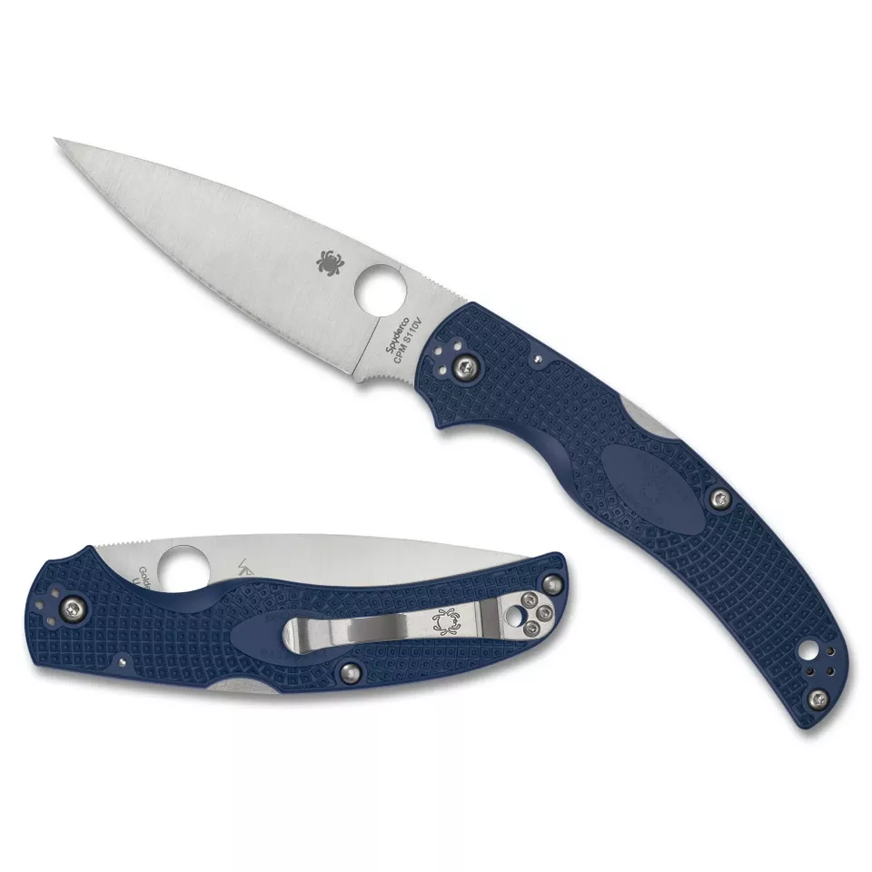 SPYDERCO NATIVE CHIEF LIGHTWEIGHT 4.02" BLUE FOLDING KNIFE