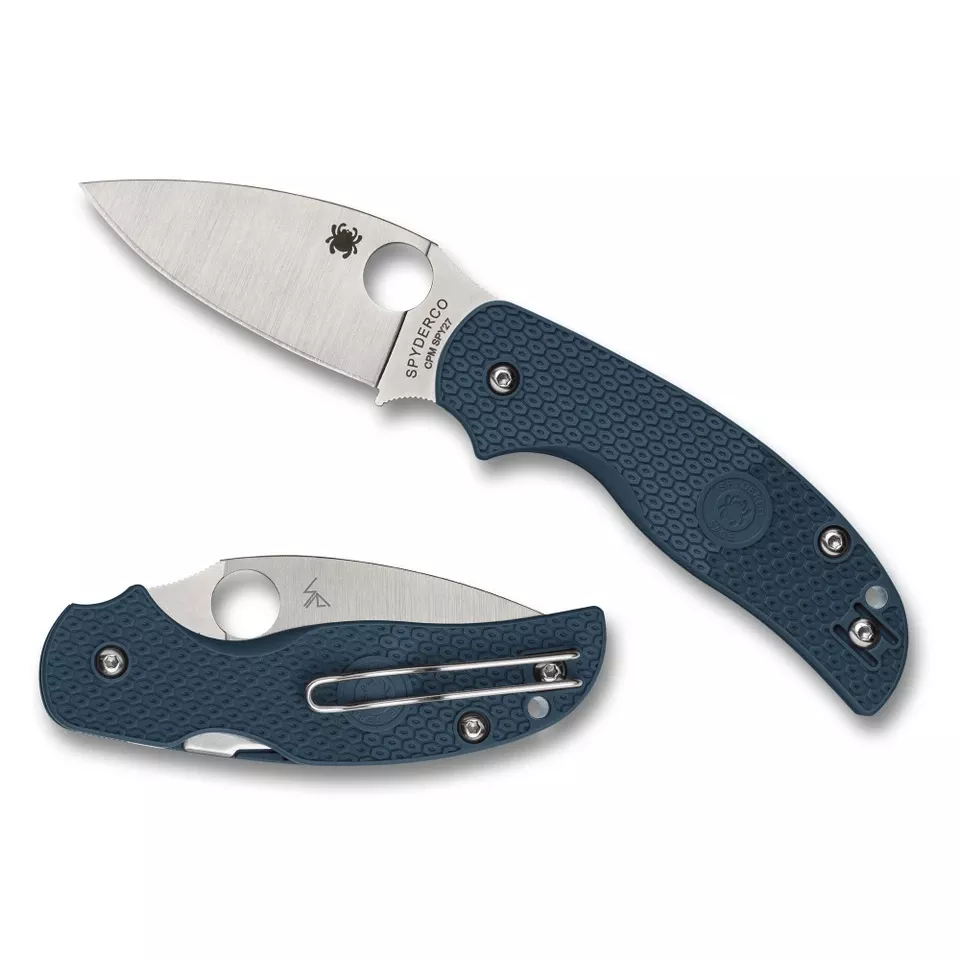 Spyderco Sage 5 Lightweight 3" Blue Folding Knife