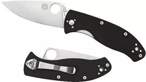 Spyderco Tenacious Black G-10 Plain C122GP
