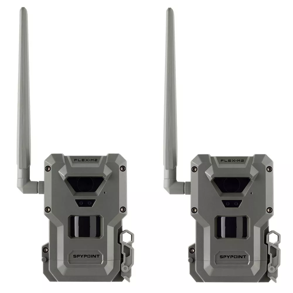Spypoint FLEX-M2 Cellular Trail Camera 32MP Twin Pack