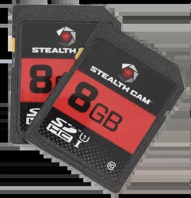 Stealth Cam STC2SD8GB SD Memory Card 8GB Pack of 2