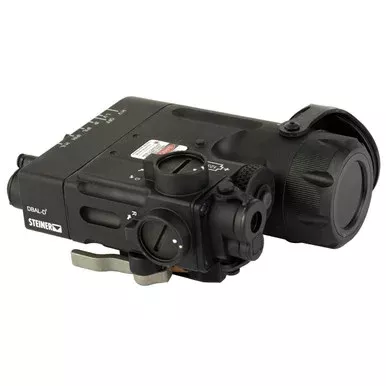 Steiner DBAL-D2 Dual Beam Laser Sight Green with IR LED Illuminator, Quick Detach Picatinny Mount Black