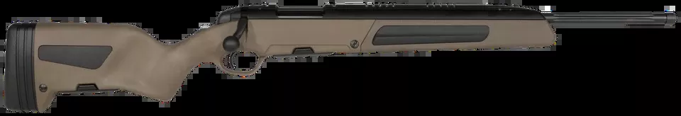 Steyr Arms Scout .308 Win Rifle with Fluted Barrel and OD Green Stock