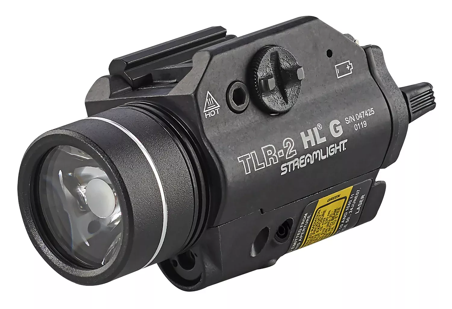 Streamlight 69265 TLR-2 HL G Gun LightBlack Anodized 1,000 Lumens White LED Red Laser