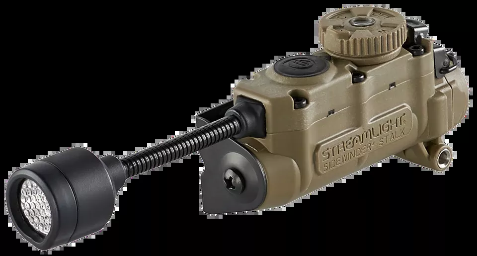 Streamlight Sidewinder Stalk Helmet Light - Multi-Color LED, 76 Lumens, Coyote, 28m Range