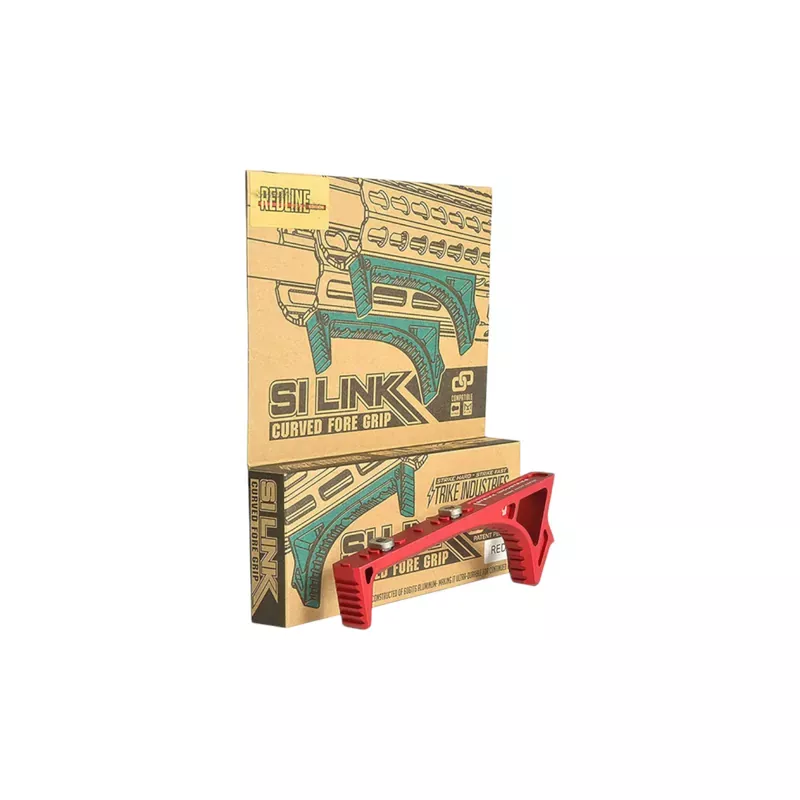 Strike Industries M-LOK LINK Curved Fore Grip – Red