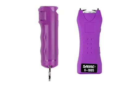 Stun Gun and Pepper Spray Package Purple