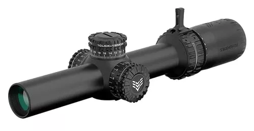 Swampfox Arrowhead LPVO Series Rifle Scope 1-10x24 30mm SFP Green IR MIL Black