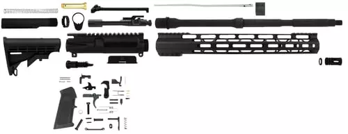 TacFire SSRK556LPK Lower Parts Kit Unassembled Rifle Kit 223 Rem/5.56x45mm NATO AR PlatformAluminum 1/2"-28 tpi