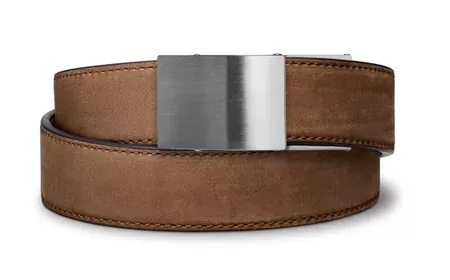 Tactical Gun Belt | X4 Buckle | Tan Leather