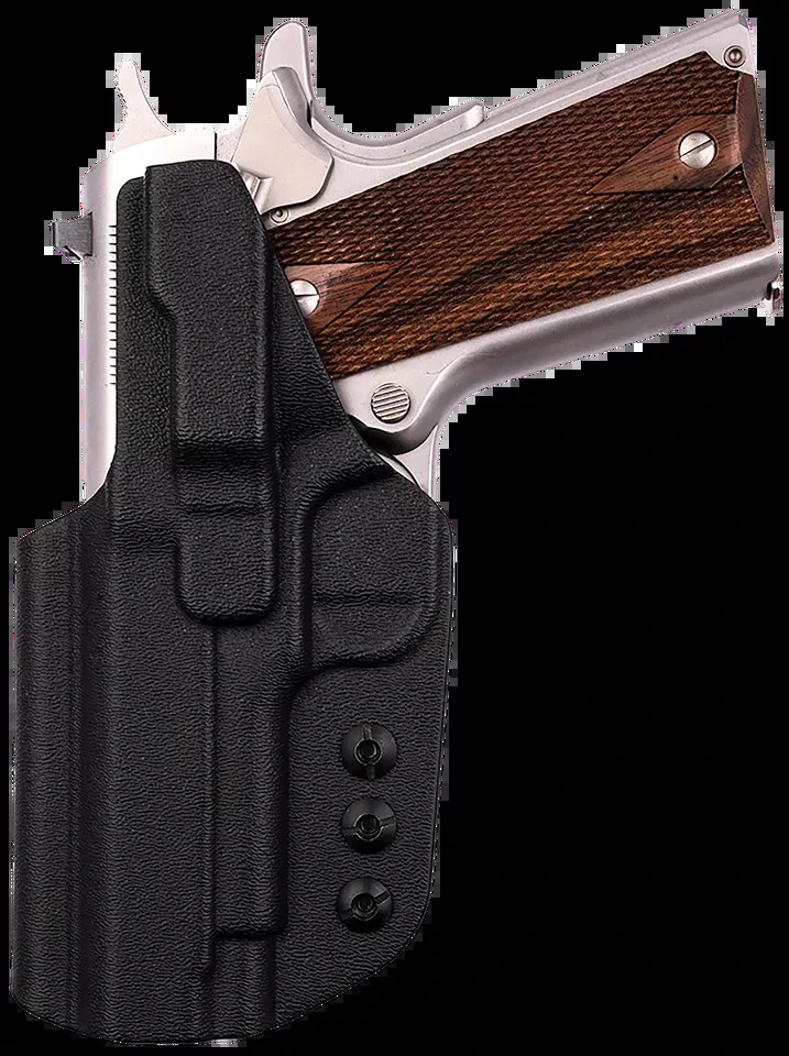 Tactical Kydex IWB Holster for 1911 Government - Black Belt Clip by 1791 Gunleather