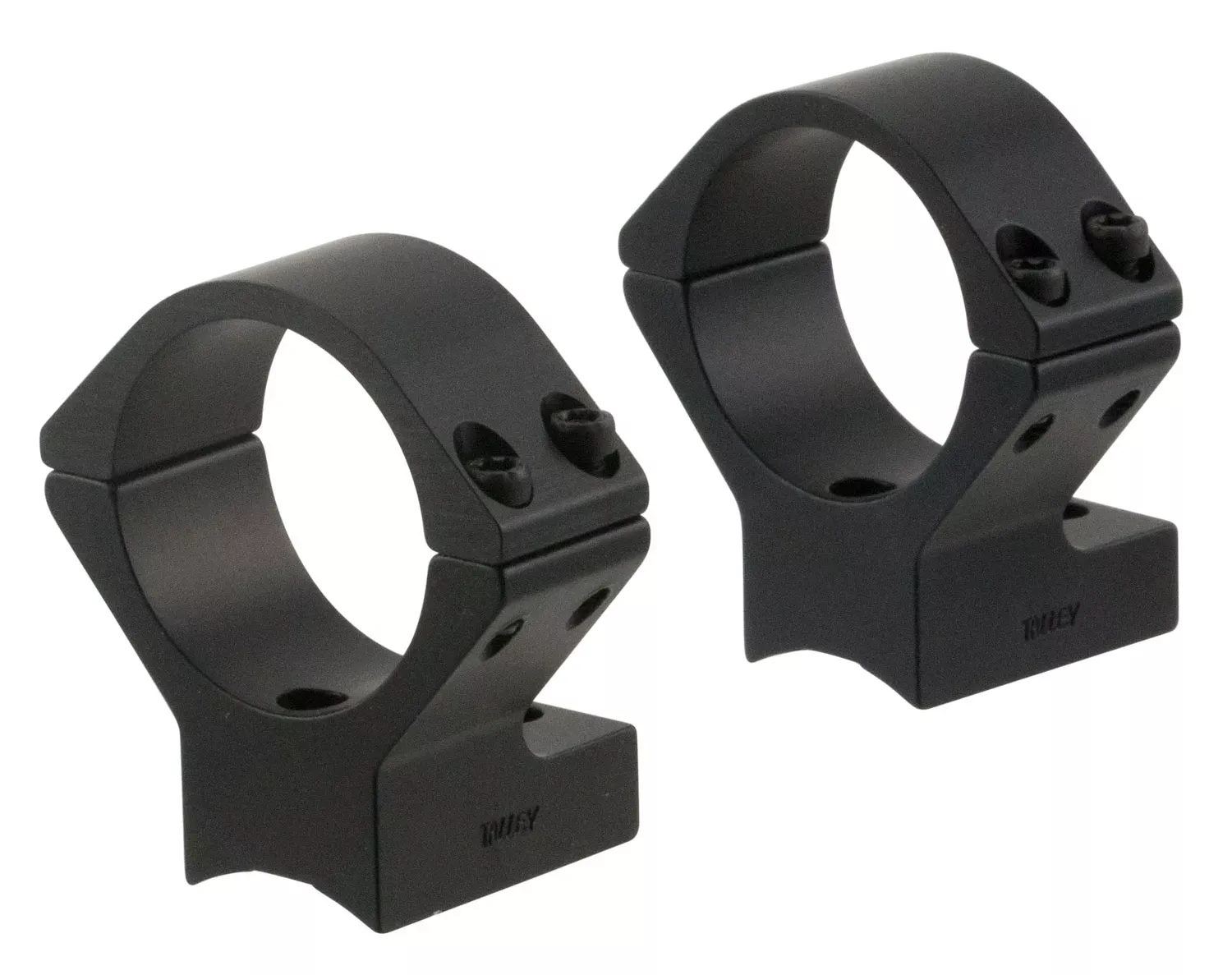 Talley 950725 Scope Mount/Ring Combo Black Anodized 1″ Tube Savage Round Receiver with AccuTrigger (110 Series/A17/A22) High Rings