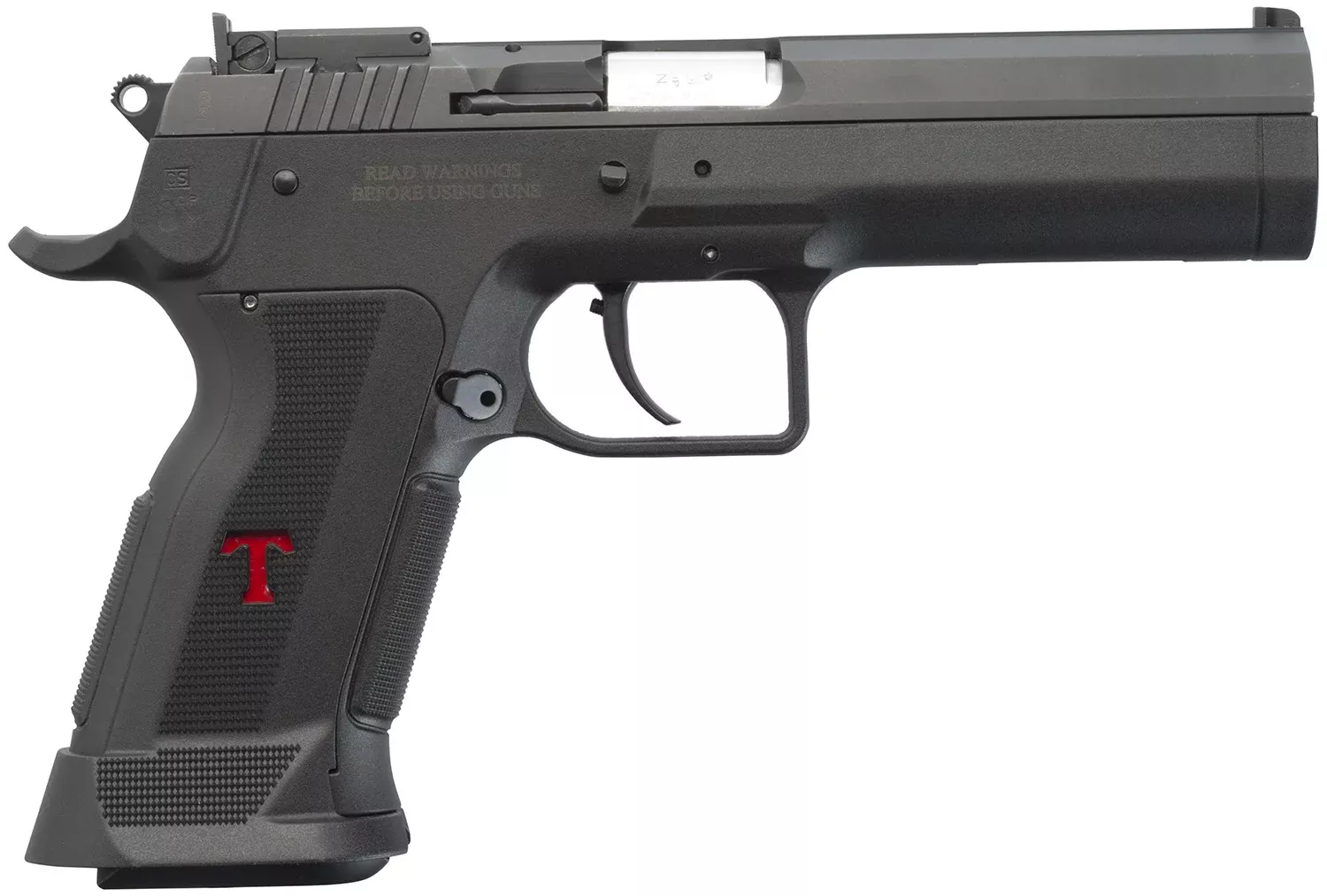Tanfoglio IFG TFLIMPROP10 Limited Custom P 10mm Auto 14+1 4.76″ Black Polygonal Rifled Barrel, Black Steel Slide, Black Polymer Frame,Black Polymer Grips, Ambidextrous