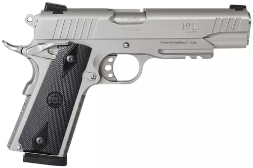 TAURUS 1911 45ACP 5" 8RD STS RAIL