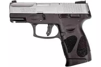 Taurus G2C 9mm Luger Pistol 3.2″ Barrel 10+1 Round Stainless Steel Slide Black Frame
