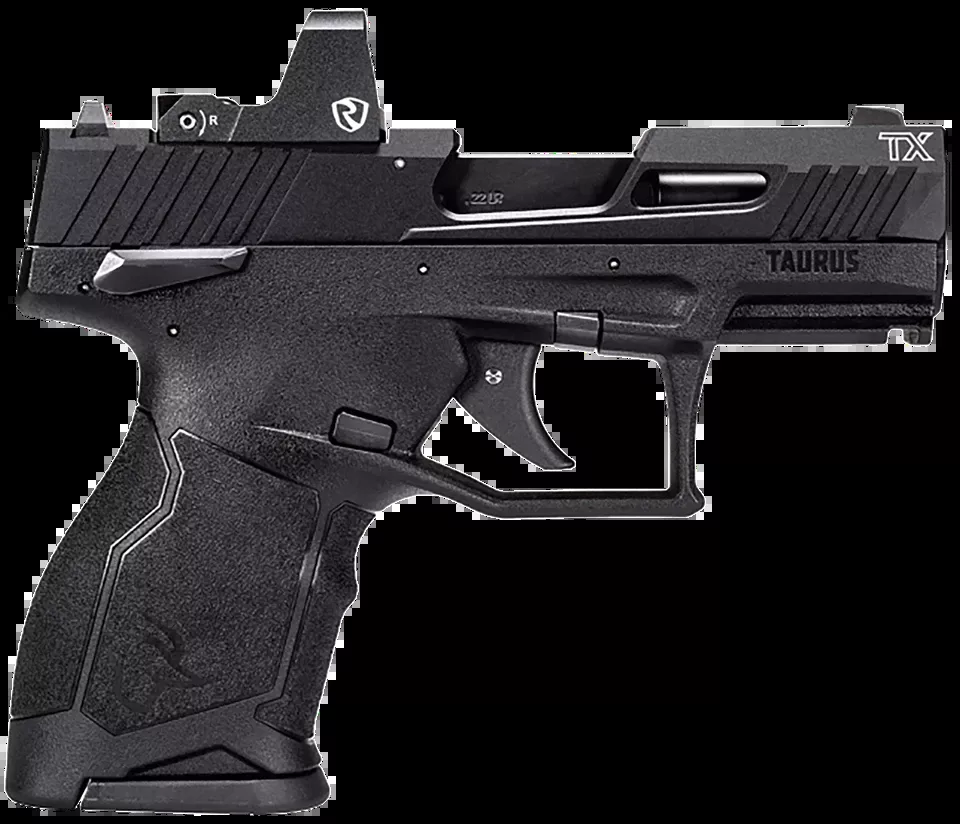 Taurus TX22C 22 LR Pistol with Riton Red Dot and Optic Ready Slide