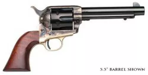 Taylor's & Company Uberti 1873 Ranch Hand Single Action Revolver .45 Long Colt 4.75" Barrel 6 Round Capacity Blade Sights Walnut Grips Blued Finish