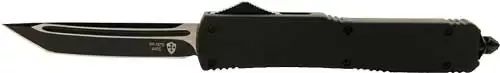 Templar Knife Slim Otf Black – Rubber 3.1″ Black Tanto