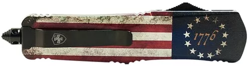 Templar Knife Small Knife 2-3/4″ Drop Point Blade Betsy Ross Flag