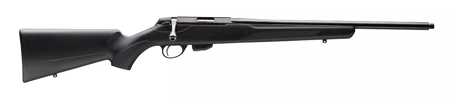 Tikka JRT1X309SB T1X MTR Full Size 17 HMR 10+1 16″ Black Threaded Barrel, Black Drilled & Tapped Stainless Steel Receiver, Black Fixed Synthetic Stock, Right Hand