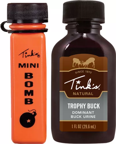 TINKS DEER LURE TROPHY BUCK – URINE W/MINI BOMB 1FL OUNCE